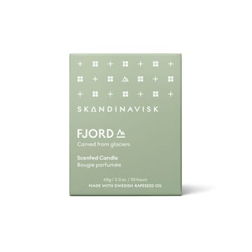 Fjord duftlys med låg - 65 g - Skandinavisk