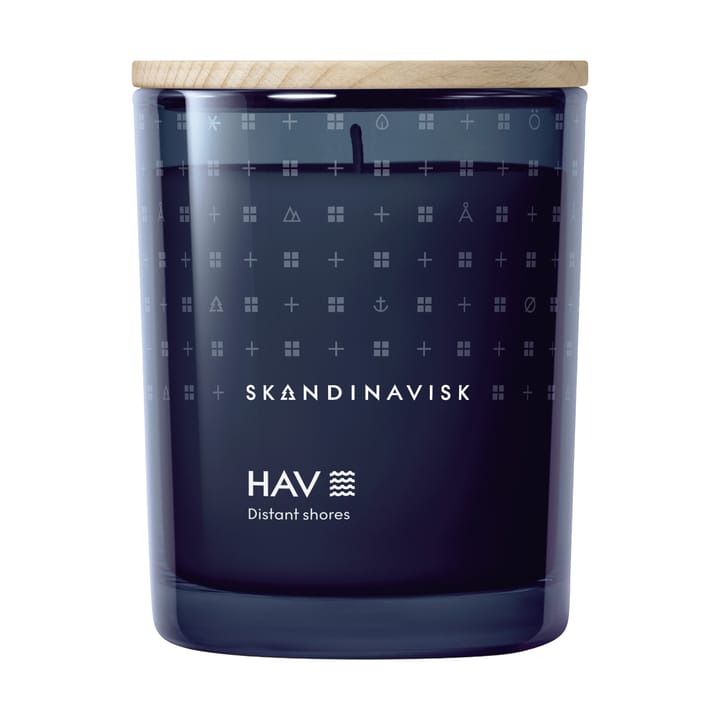Hav duftlys med låg - 200 g - Skandinavisk