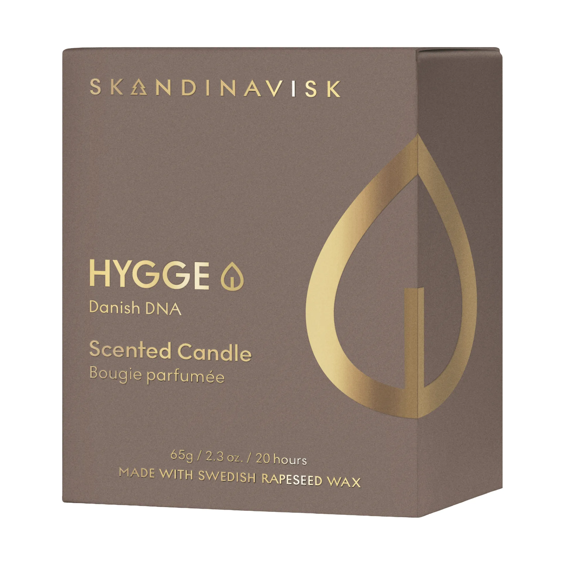 Hygge Gold Symbol duftlys, 65 g Skandinavisk