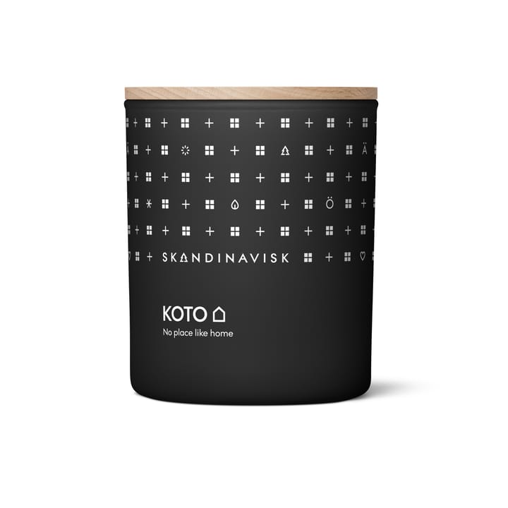 Koto duftlys med låg - 200 g - Skandinavisk