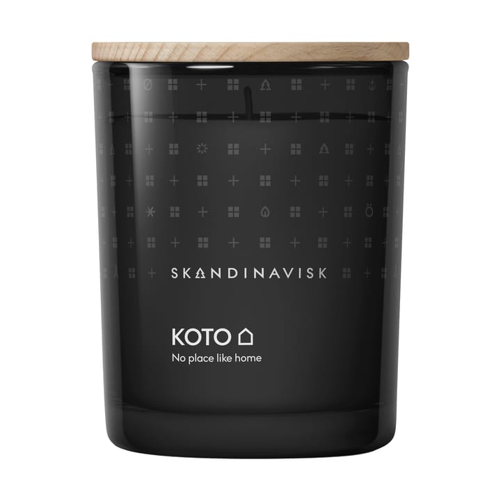 Koto duftlys med låg - 200 g - Skandinavisk