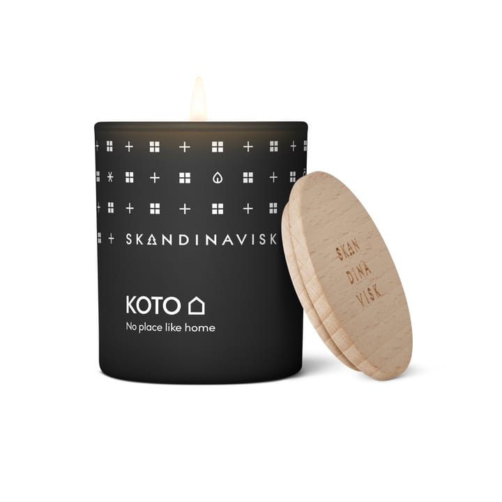 Koto duftlys med låg, 65 g Skandinavisk