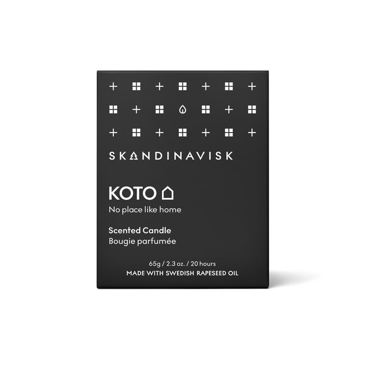 Koto duftlys med låg, 65 g Skandinavisk
