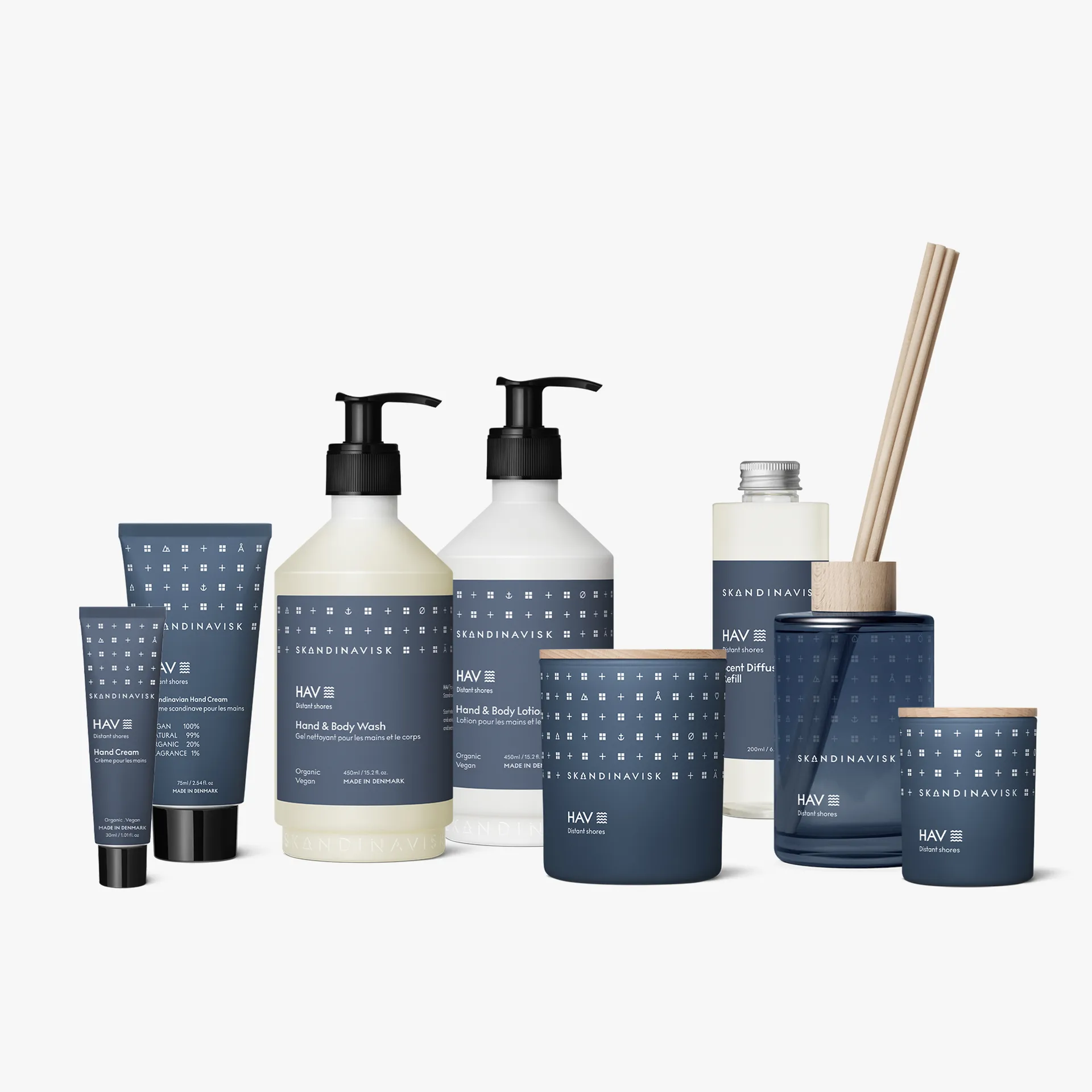 Skandinavisk refill til duftpinde 200 ml, Hav Skandinavisk