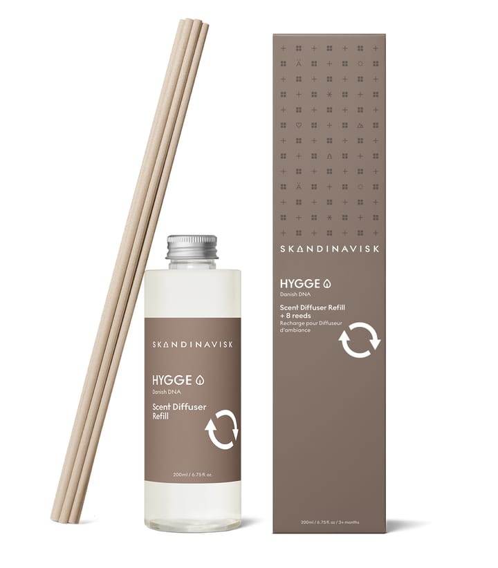 Skandinavisk refill til duftpinde 200 ml, Hygge Skandinavisk