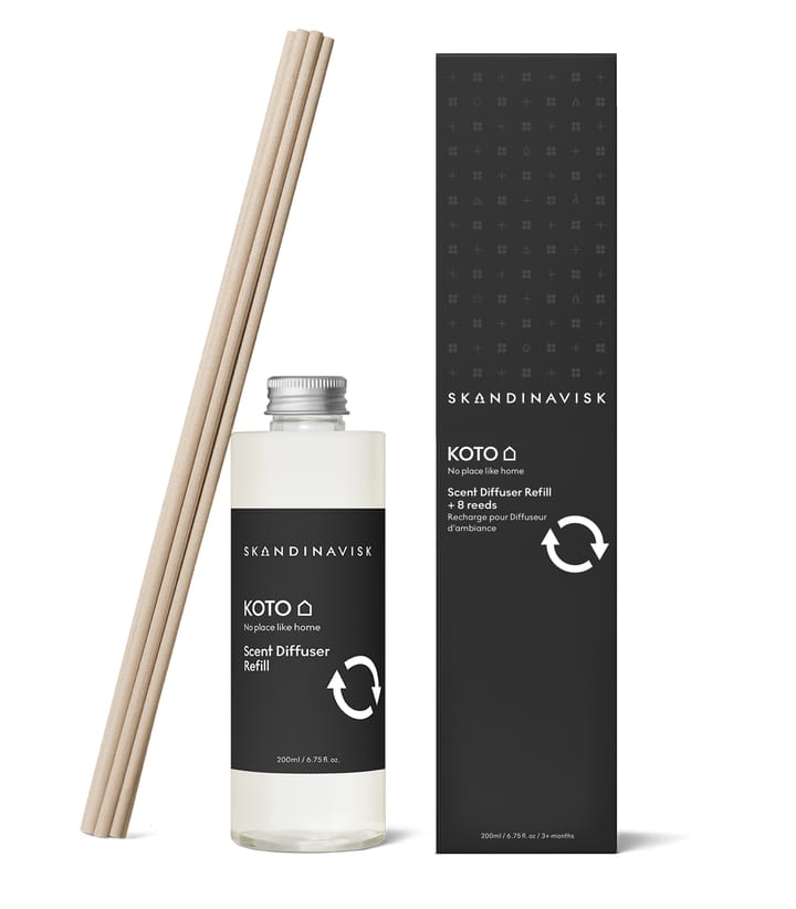 Skandinavisk refill til duftpinde 200 ml, Koto Skandinavisk