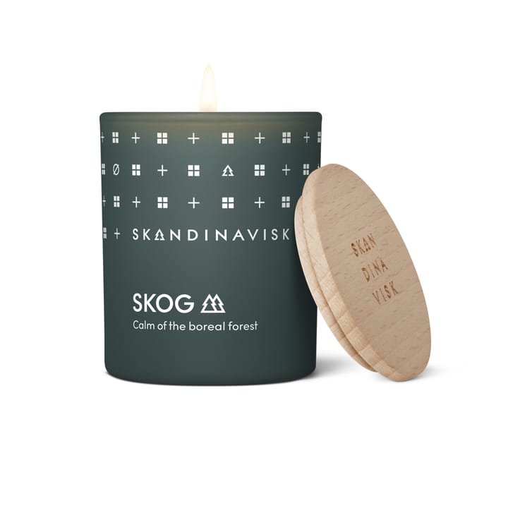 Skog duftlys med låg, 65 g Skandinavisk