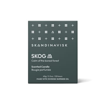 Skog duftlys med låg - 65 g - Skandinavisk