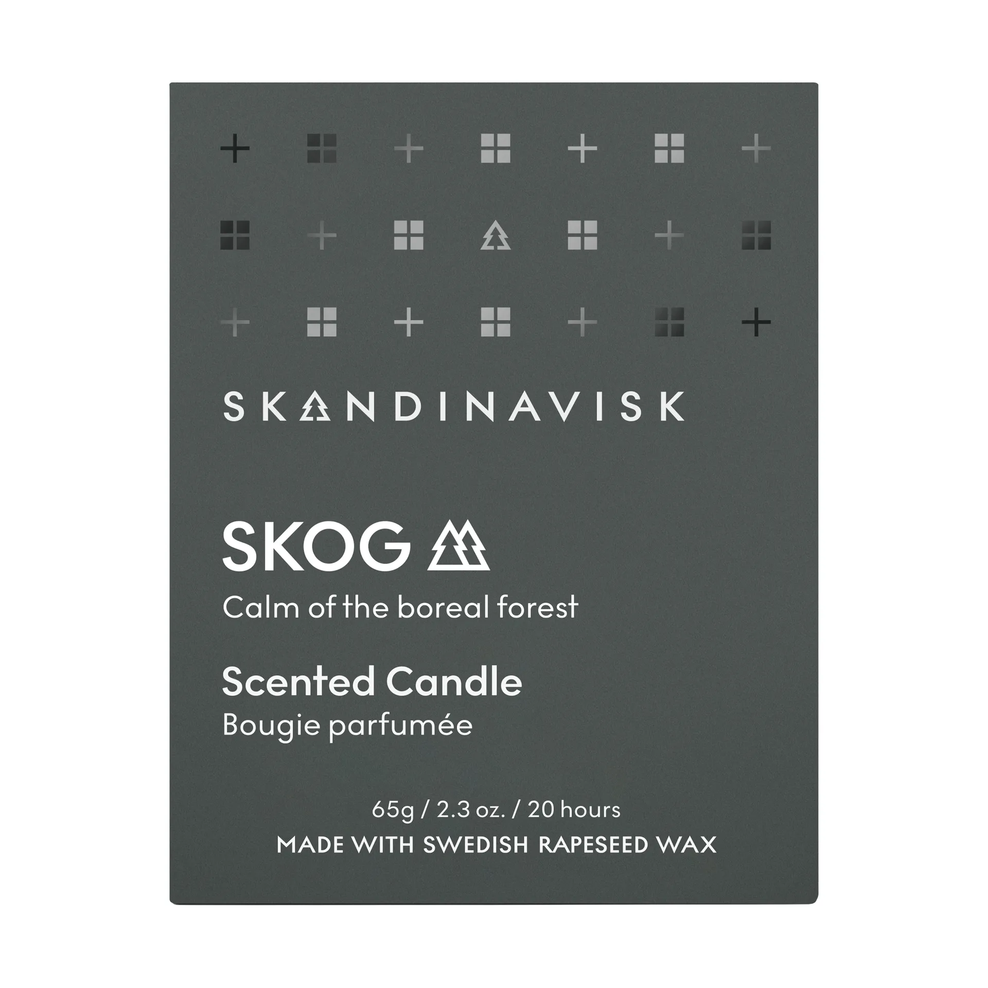Skog duftlys med låg, 65 g Skandinavisk