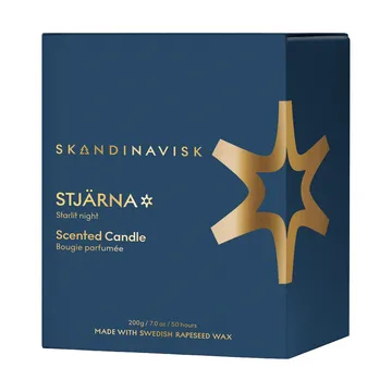 Stjärna Gold Symbol duftlys - 200 g - Skandinavisk