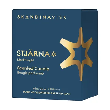 Stjärna Gold Symbol duftlys - 65 g - Skandinavisk