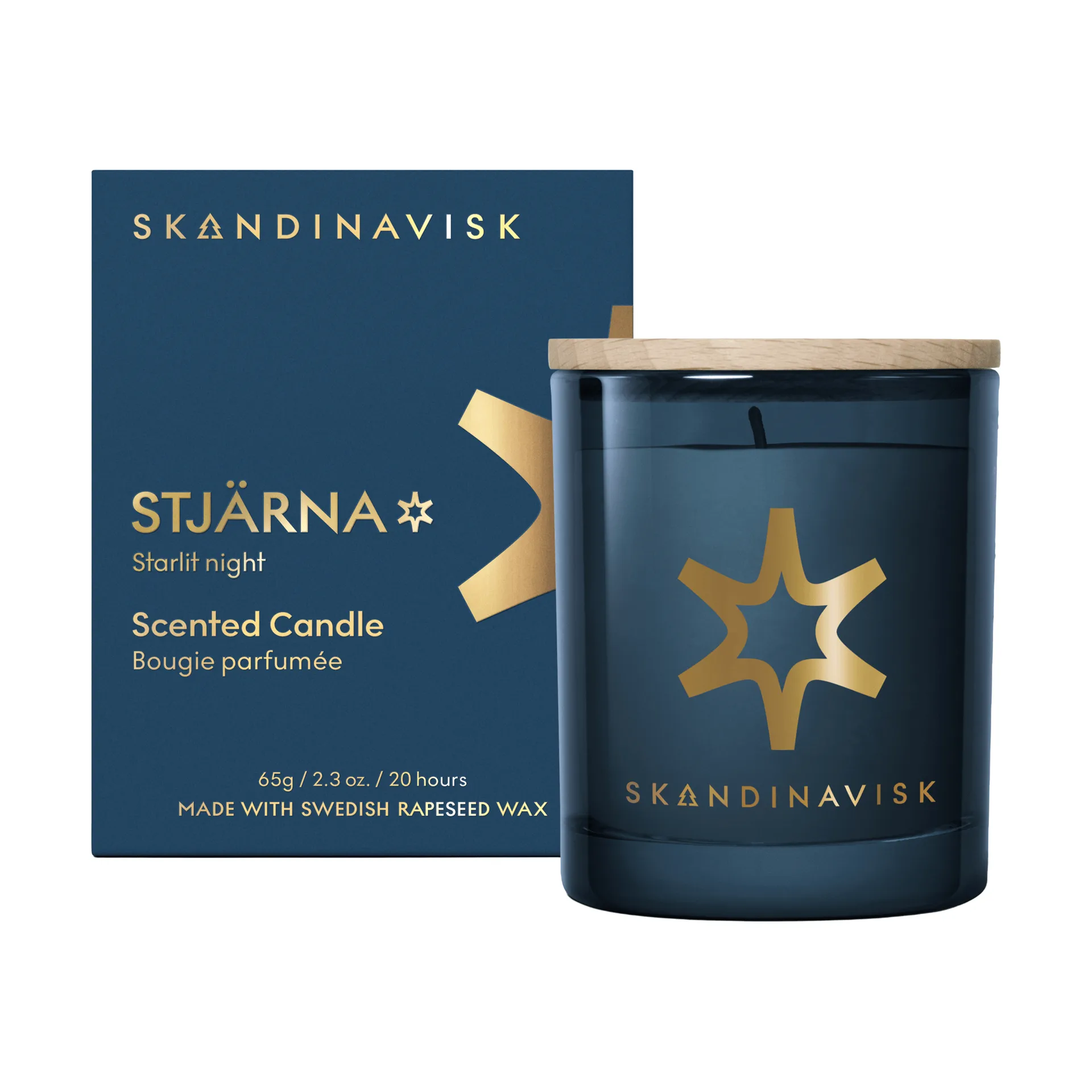 Stjärna Gold Symbol duftlys, 65 g Skandinavisk