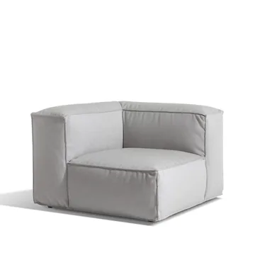 Asker sofamodul - Sunbrella Sling light grey, hjørnedel - Skargaarden
