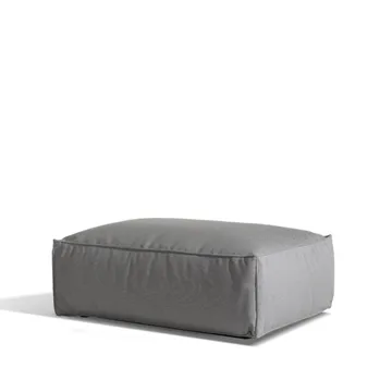 Asker sofamodul - Sunbrella Sling taupe beige, fodskammel - Skargaarden