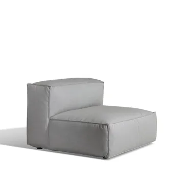 Asker sofamodul - Sunbrella Sling taupe beige, midterdel stor - Skargaarden
