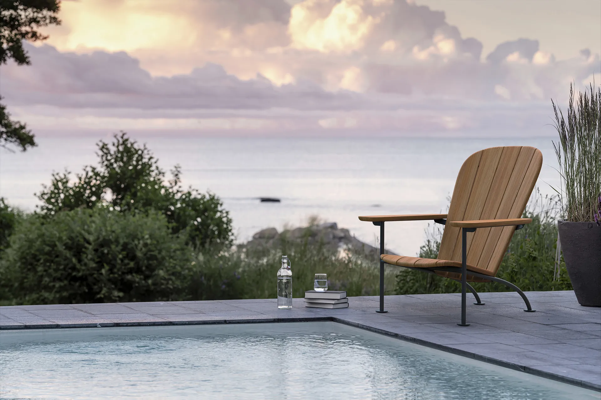 Böste lounge stol, Teak Skargaarden