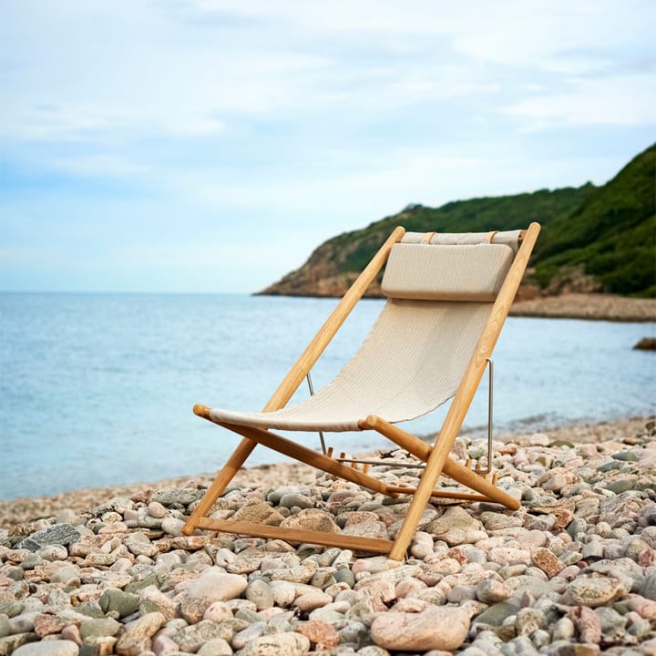 H55 hvilestol teak, Beige Skargaarden