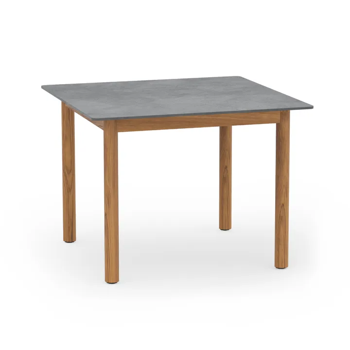 Koster spisebord 98x95x74 cm kompositplade og teak - Skargaarden
