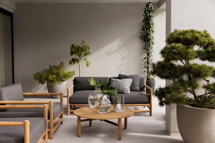 Saltholm sofa teak-gråbrun pude - undefined - Skargaarden