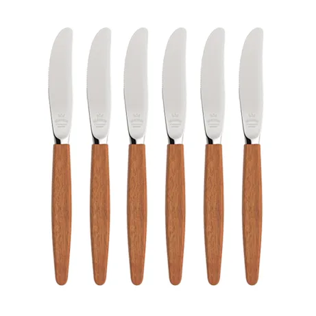 Skaugum kniv 6-pak Ecco Teak - Skaugum of Norway