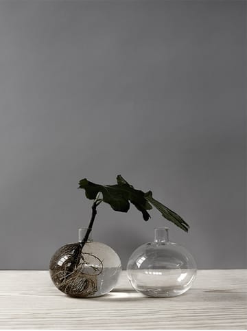Holmen vase Ø10 cm - Klar - Skrufs Glasbruk