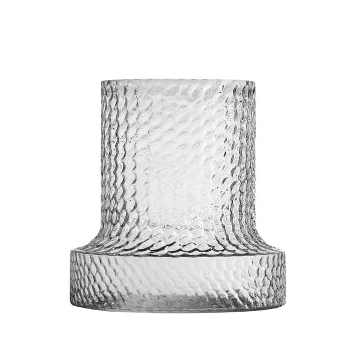 Kolonn vase struktur, 30 cm Skrufs Glasbruk