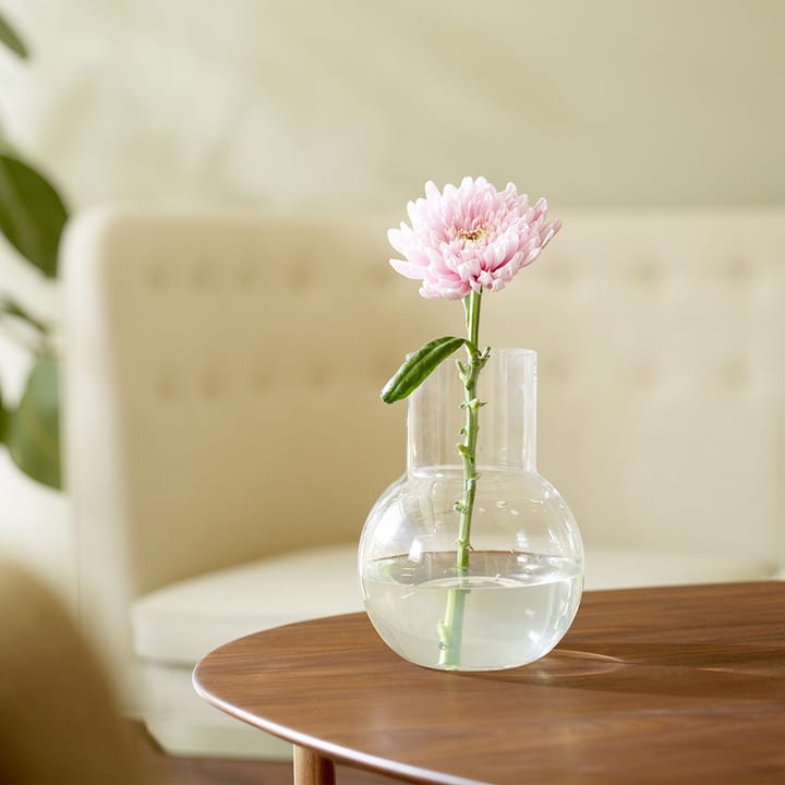Pallo vase, Klar 20 cm Skrufs Glasbruk