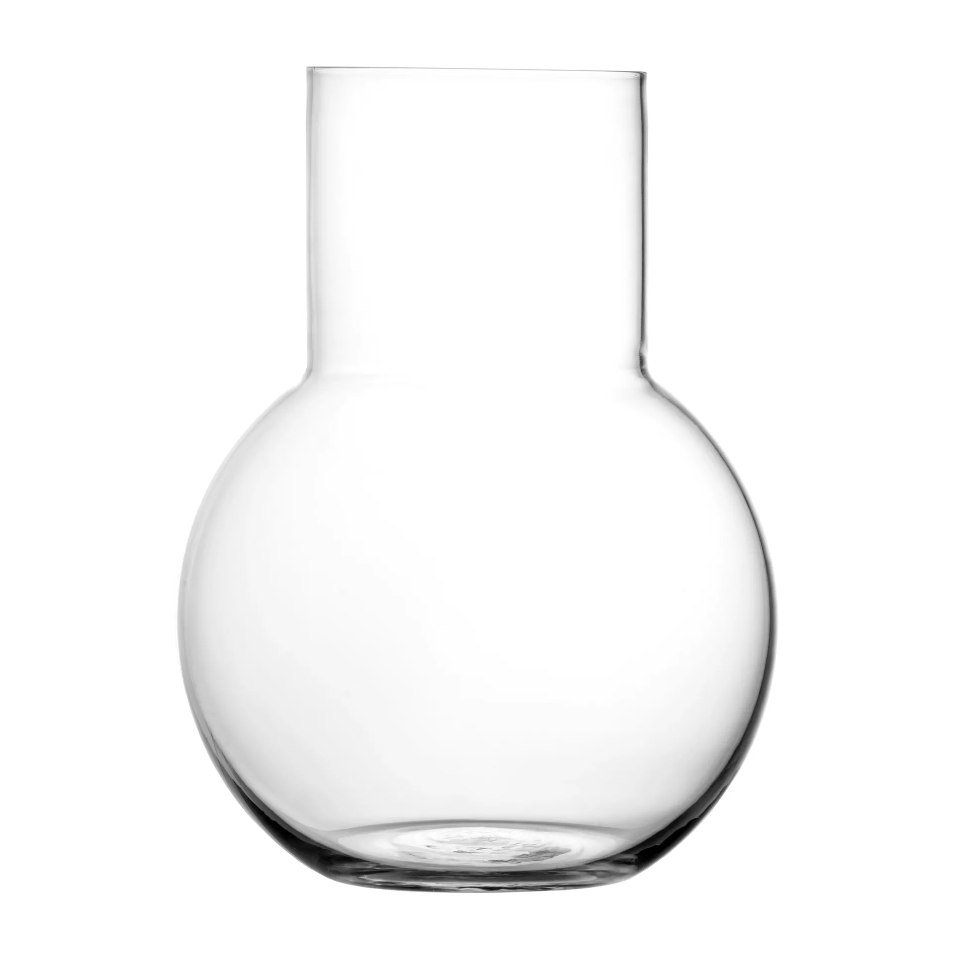 Pallo vase, Klar 20 cm Skrufs Glasbruk