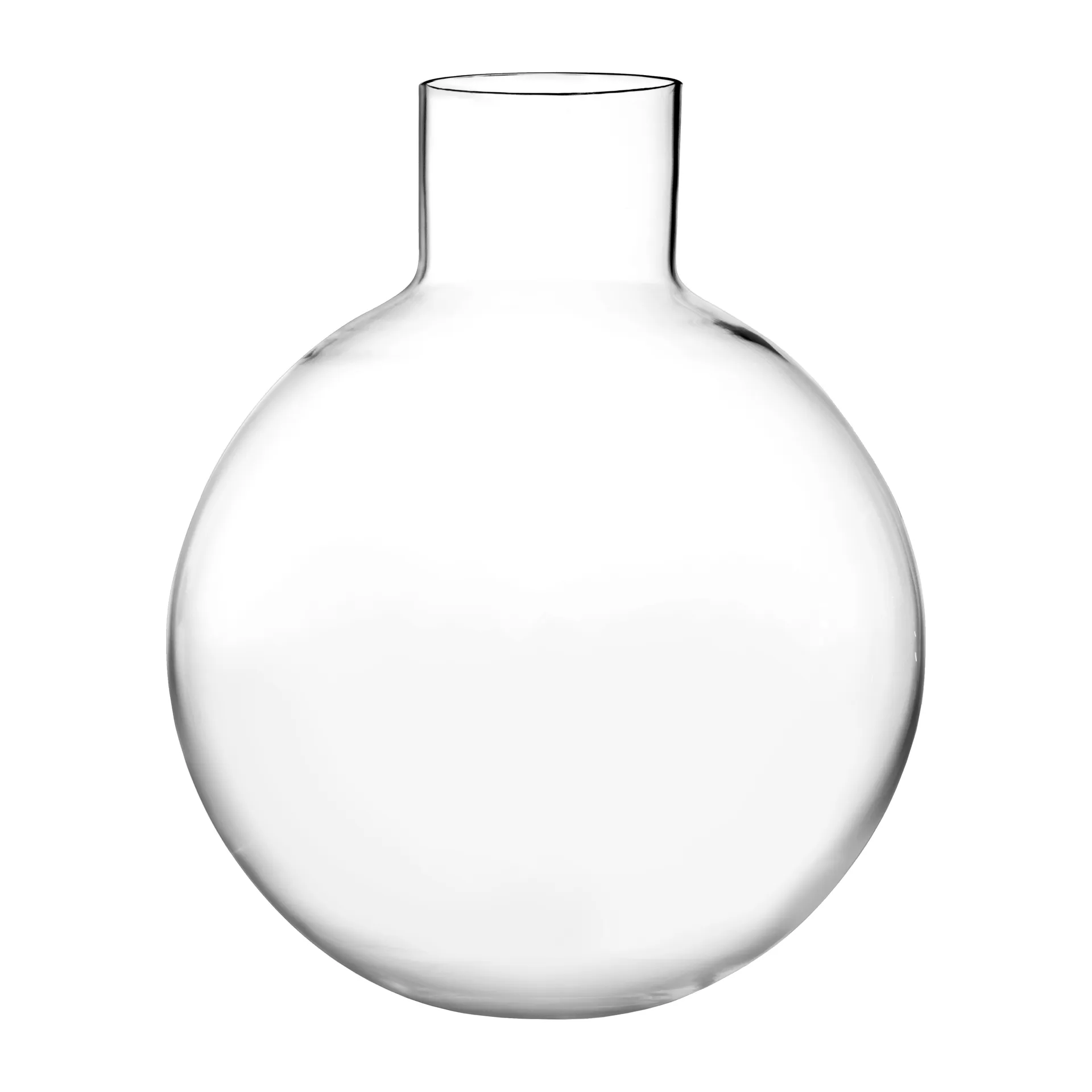 Pallo vase, Klar 31 cm Skrufs Glasbruk