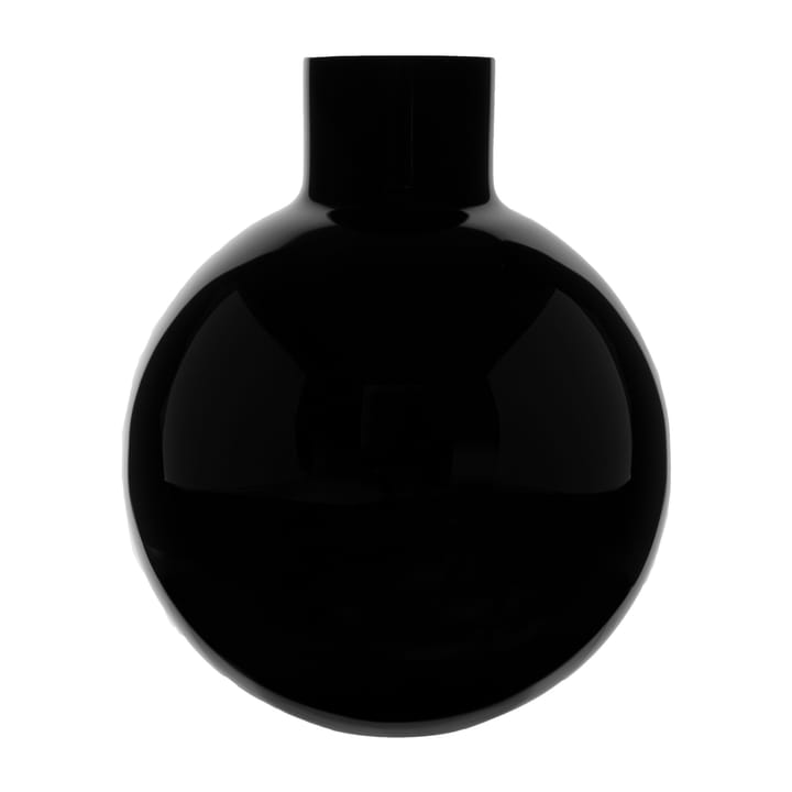 Pallo vase - Sort 37 cm - Skrufs Glasbruk