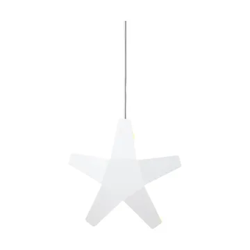 Advent Stjerne Adventsstjerne - Hvid-grå ledning, 40 cm - SMD Design