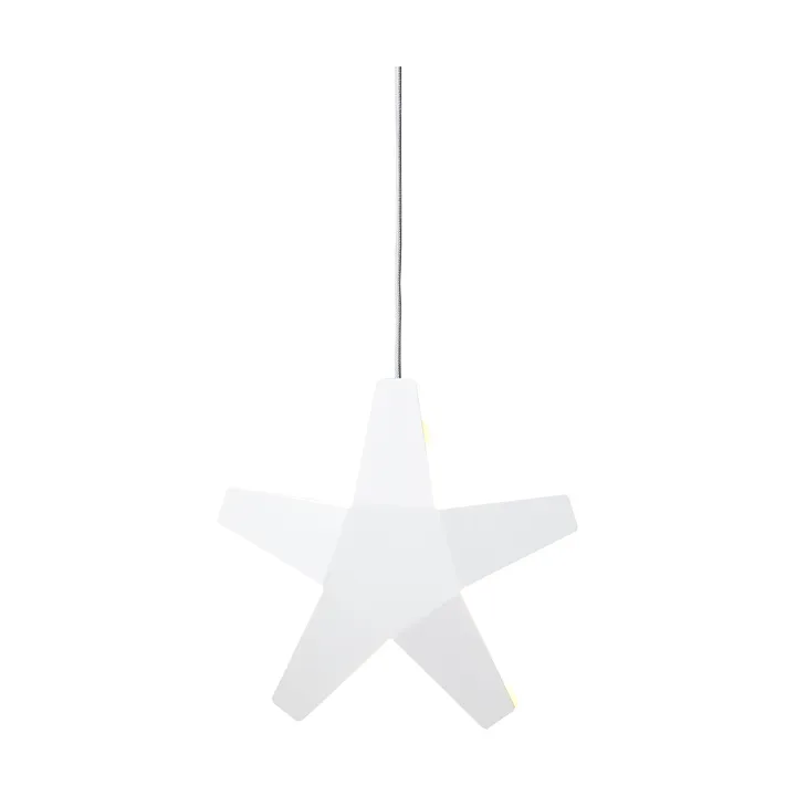 Advent Stjerne Adventsstjerne - Hvid-grå ledning, 60 cm - SMD Design