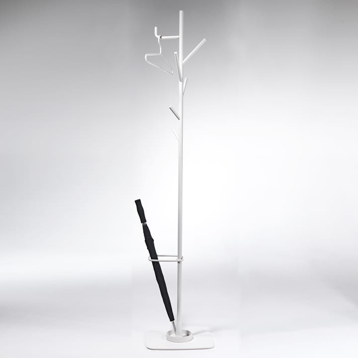 Alfred stumtjener med paraplyholder, hvid SMD Design