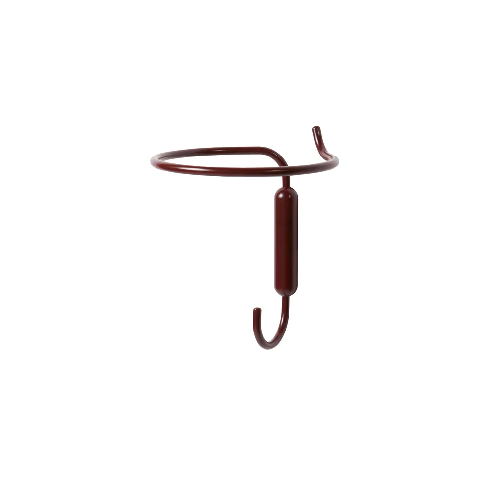 Bubble væghængt stumtjener, bordeaux SMD Design