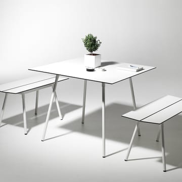 Ella spisebord rektangulært - mørkegrå, 220x90 cm - SMD Design
