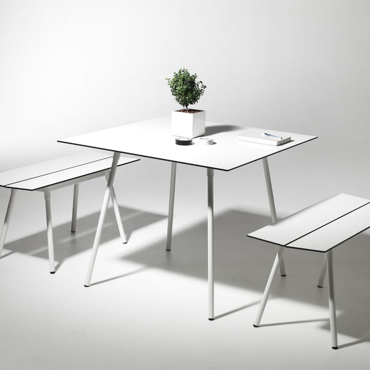 Ella spisebord rektangulært, mørkegrå, 220x90 cm SMD Design