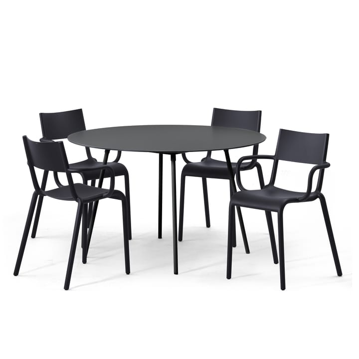 Ella spisebord rundt, mørkegrå SMD Design
