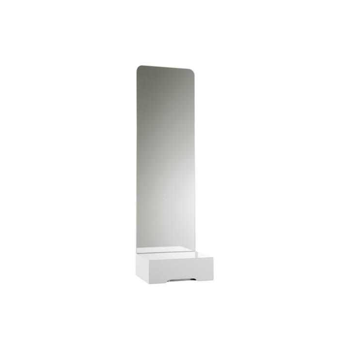 Prisma spejl - hvid, 117x35 cm - SMD Design