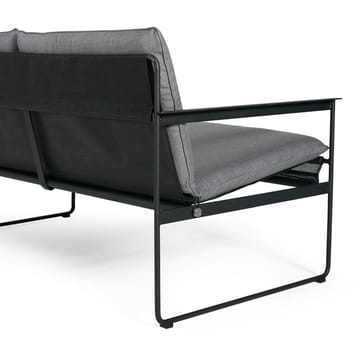 Slow 2-pers. sofa - Sunbrella grå-sort stålstel - SMD Design