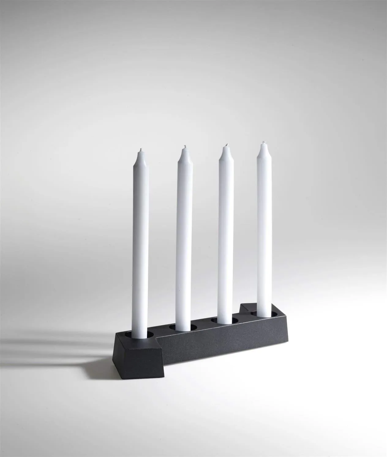 SMD adventslysestage, Grå, 4 lys SMD Design