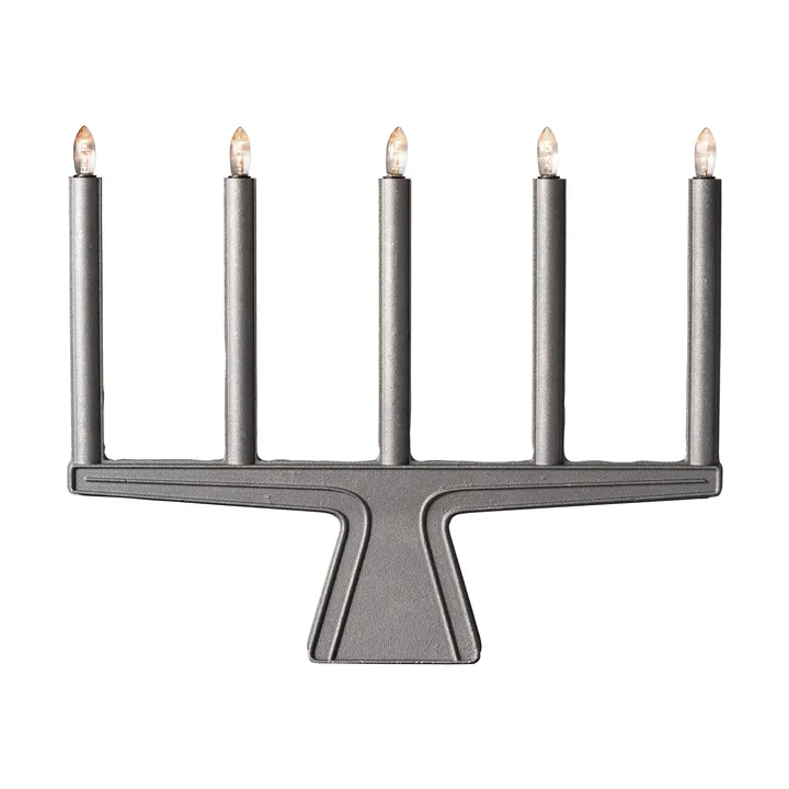 Stella 5 adventslysestage 41 cm - Aluminium - SMD Design