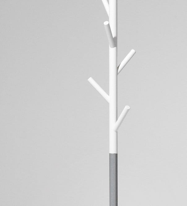 Sticks Stumtjener – gulv - hvid-sølv - SMD Design