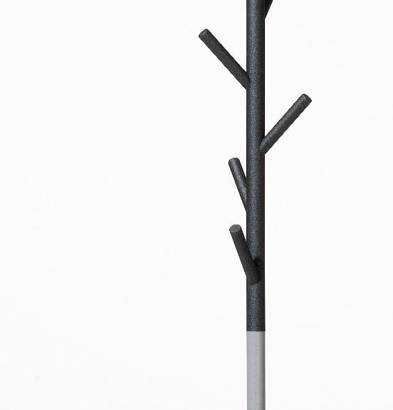 Sticks Stumtjener – gulv, mørkegrå-sølv SMD Design