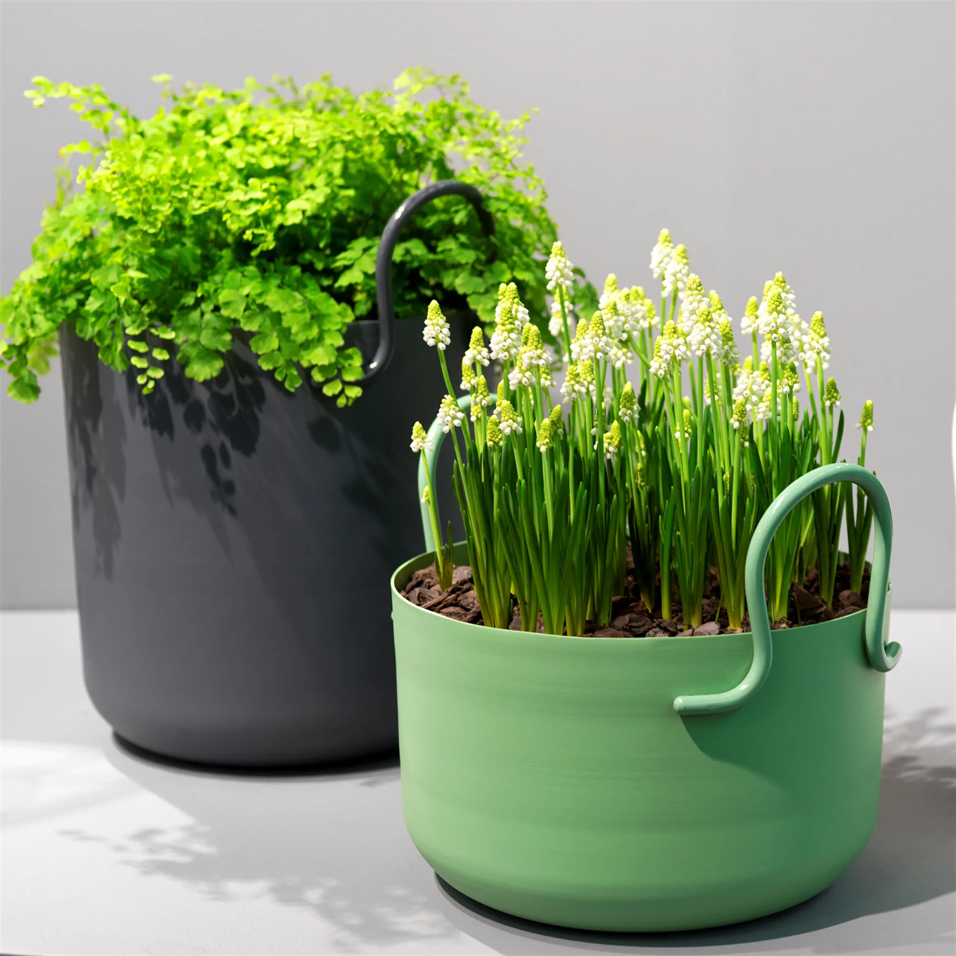 Tivoli krukke/urtepotte Ø30 cm høj, mørkegrå SMD Design