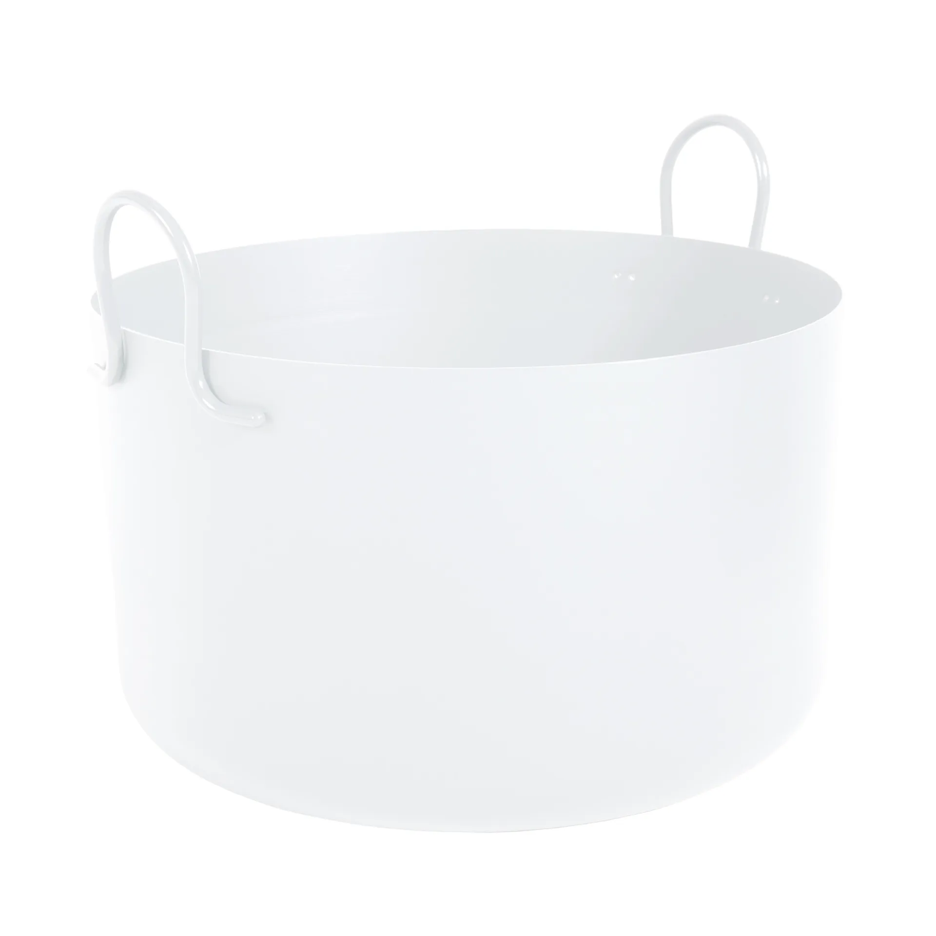 Tivoli krukke/urtepotte Ø30 cm lav, hvid SMD Design