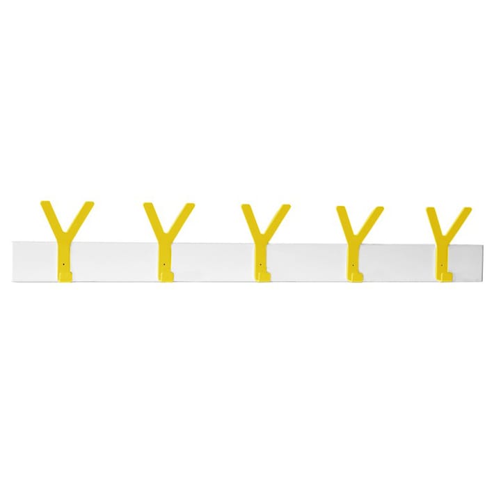 Y knagerække - hvid, gul - SMD Design