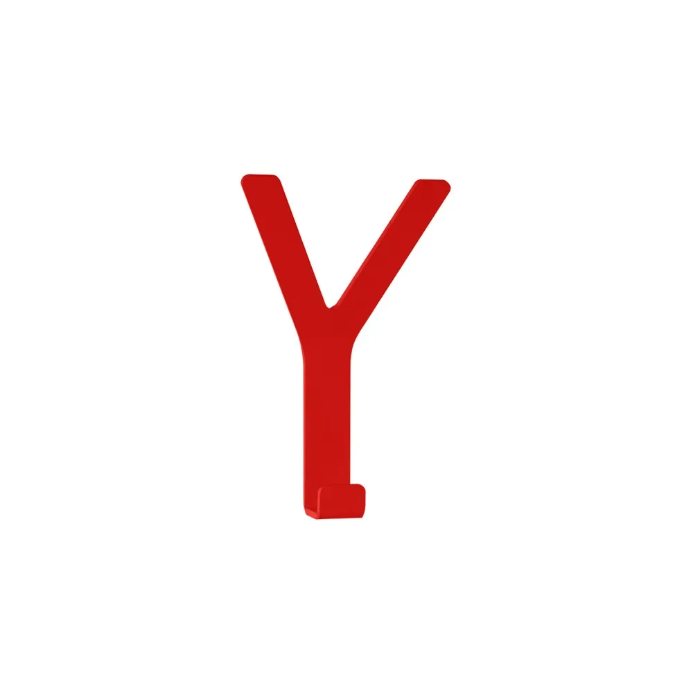 Y-krog Midi knag, rød SMD Design