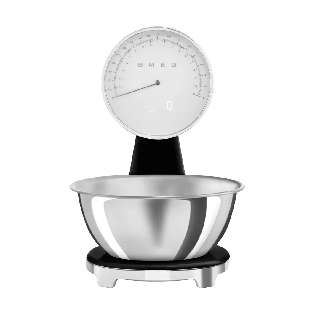 Smeg 50's Style analog køkkenvægt, Black Smeg