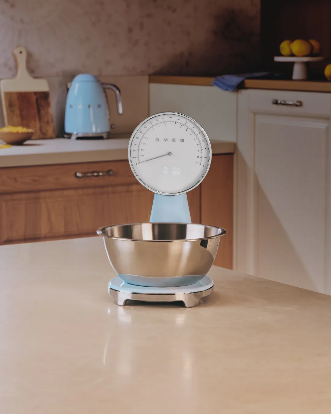 Smeg 50's Style analog køkkenvægt, Creme Smeg