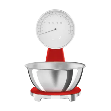Smeg 50's Style analog køkkenvægt - Red - Smeg
